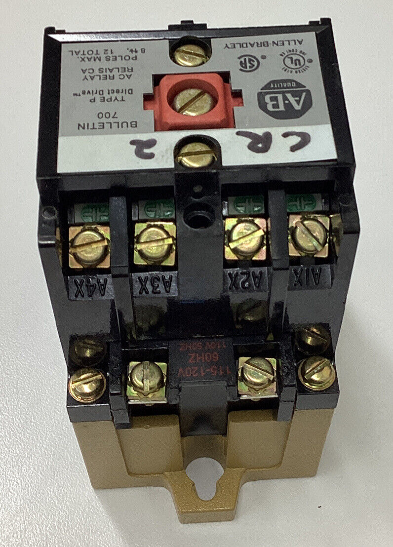 Allen Bradley 700-P400A1 Ser. B 4-Pole Control Relay (CL194)