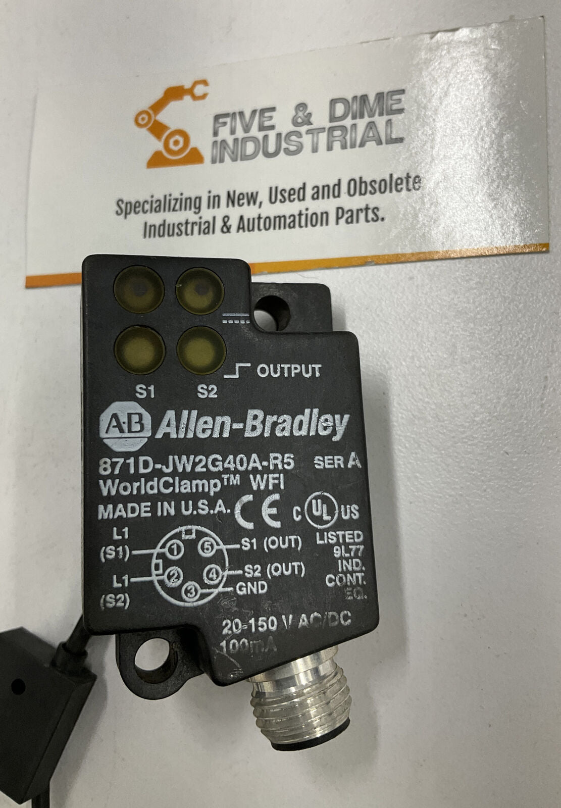 Allen Bradley 871D-JWZ640A-RS World Clamp Proximity Sensor (CL137)