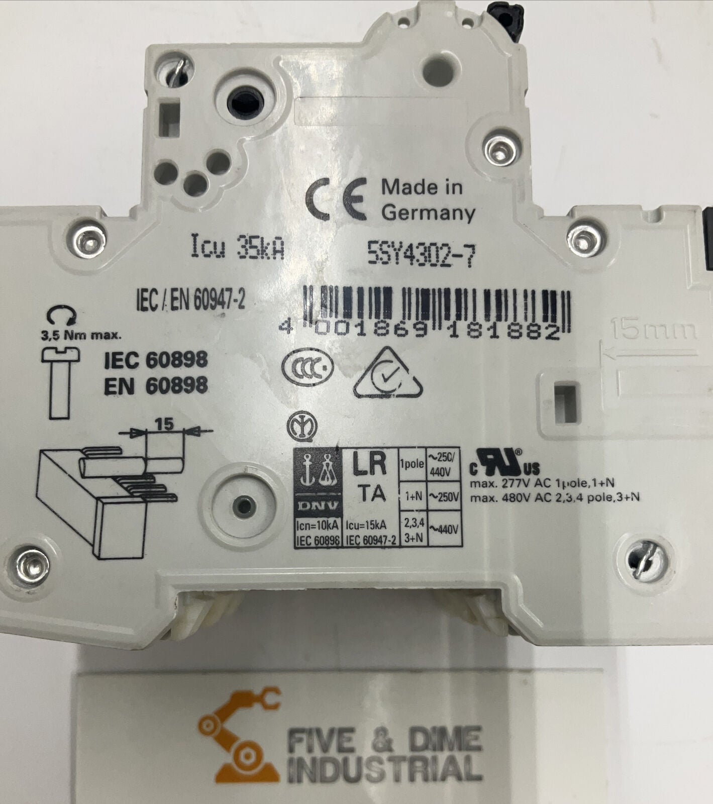 Siemens 5SY43MCBC2 Circuit Breaker 400V 2A (YE170)