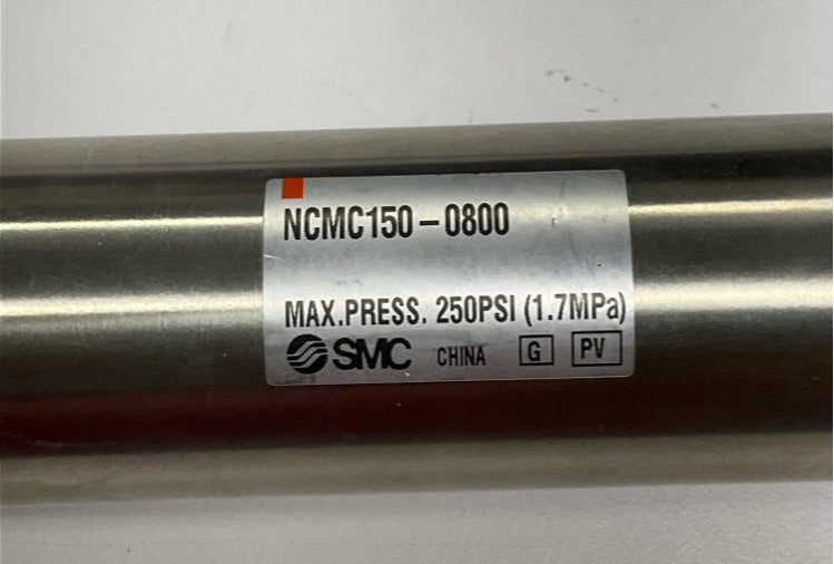 SMC NCMC150-0800 Pneumatic Cylinder 1.5" Bore, 8" Stroke - 0