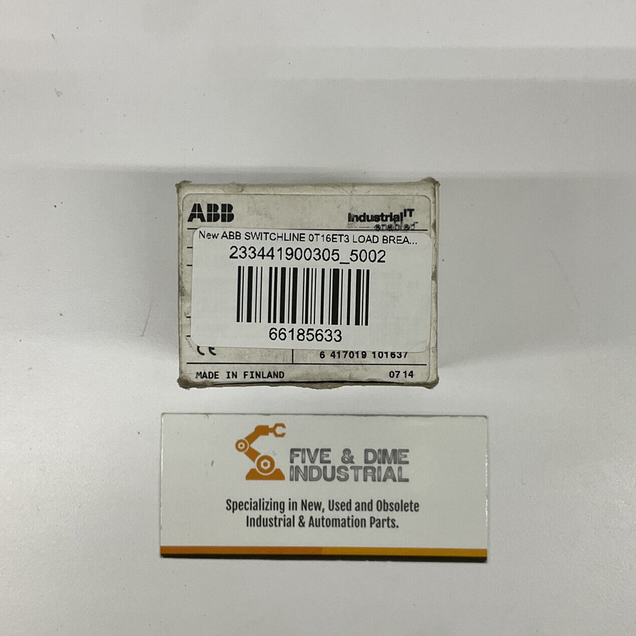 ABB Switchline 0T16ET3 Load New Break Switch (RE105)