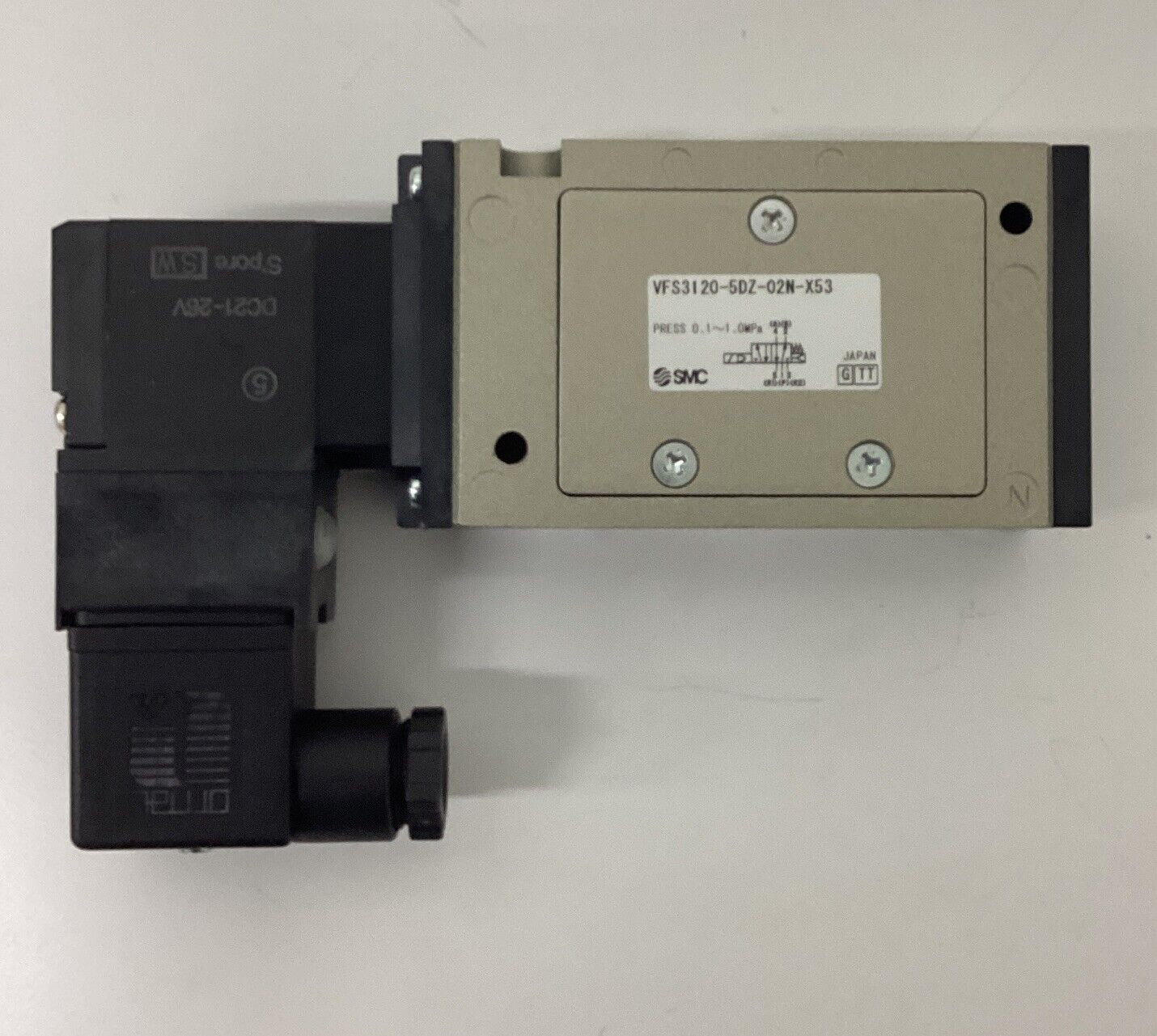 SMC VFS3120-5DZ-02N-X53 24VDC Solenoid 4/5 Port Valve (CL369) - 0