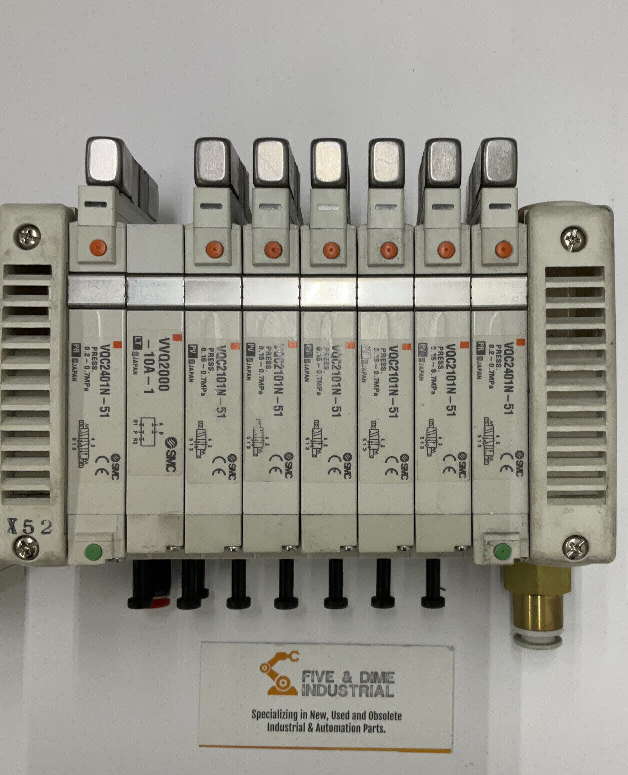 SMC EX250-SDN1-X122 DeviceNet w/ (4) IE2 Input Modules + 8 Various Valves CL276