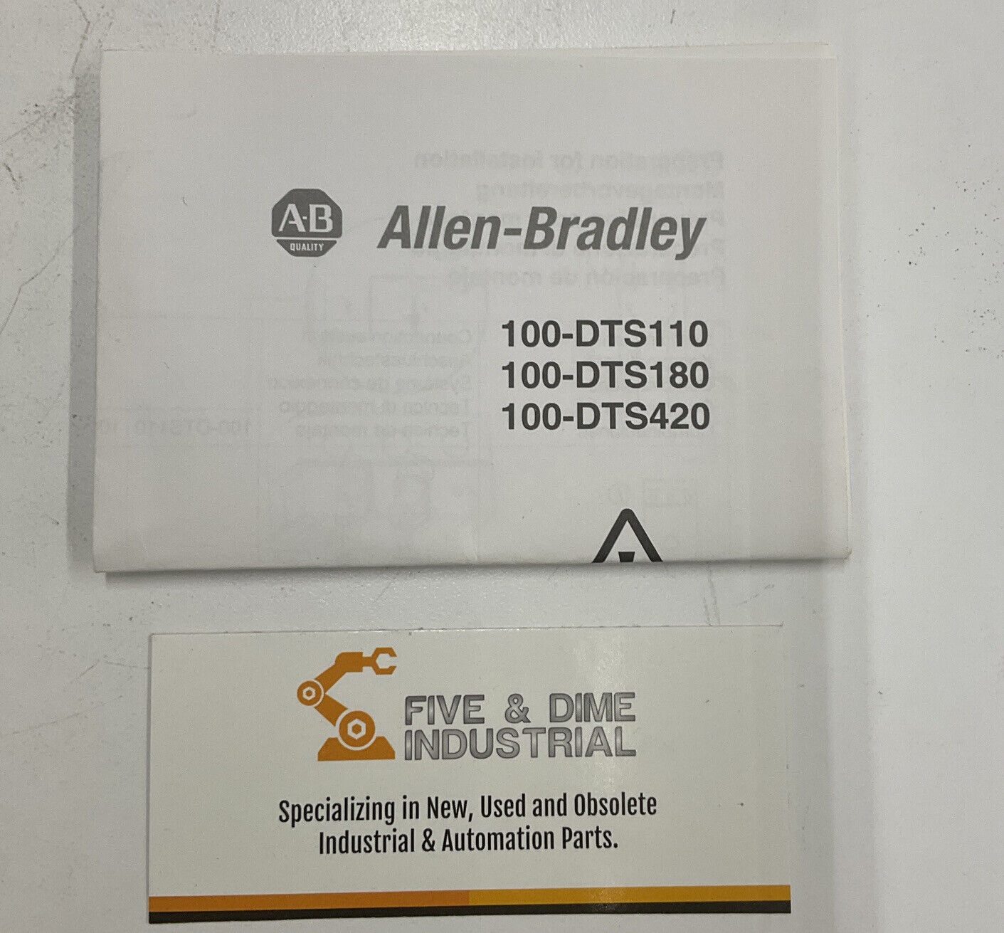 Allen Bradley 100-DTS110 Ser. A New Touch Protection Main Terminal (CL178)