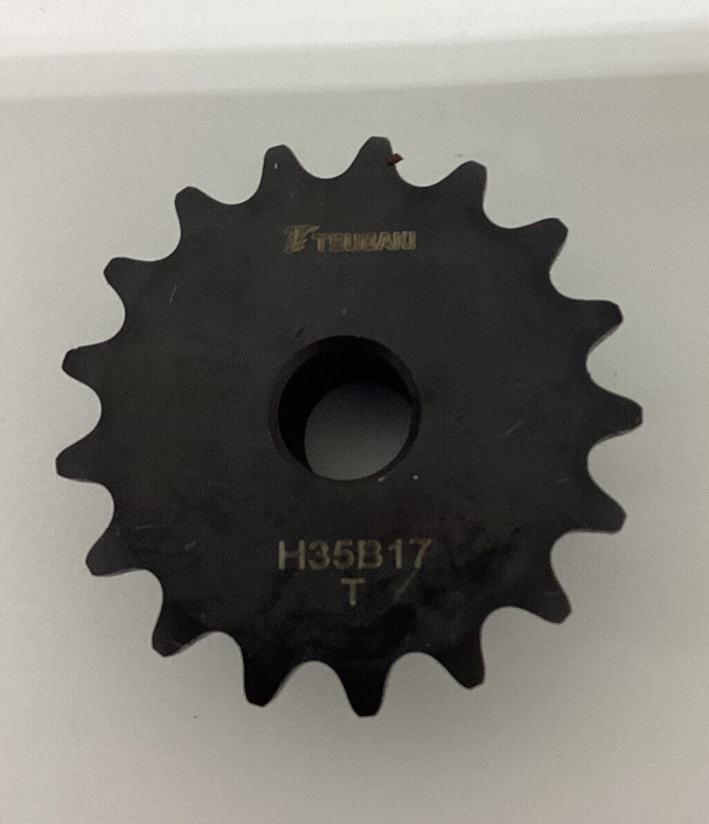 Tsubaki H35B17 Bore to Size Sprocket  1/2'' Bore  17 teeth (YE178) - 0