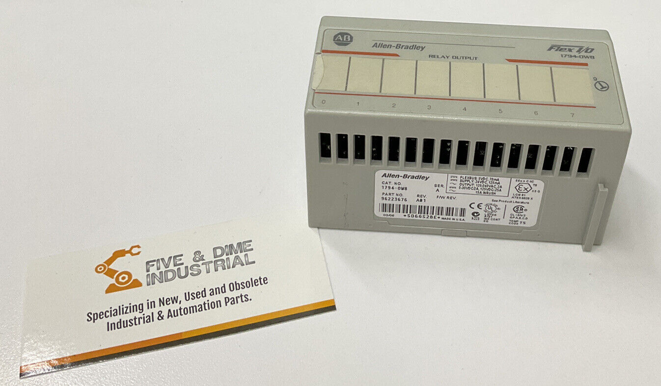 Allen Bradley 1794-0WB Ser.A Flex I/O Output Module (CL250)