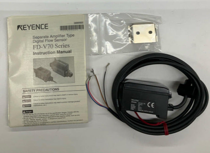 Keyence FD-V70A Digital Flow Sensor Amplifier