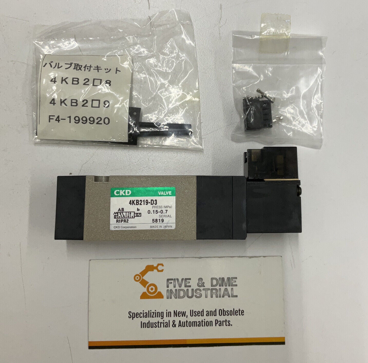 CKD 4KB219-00-D3-DC24V Solenoid Valve (CL261)