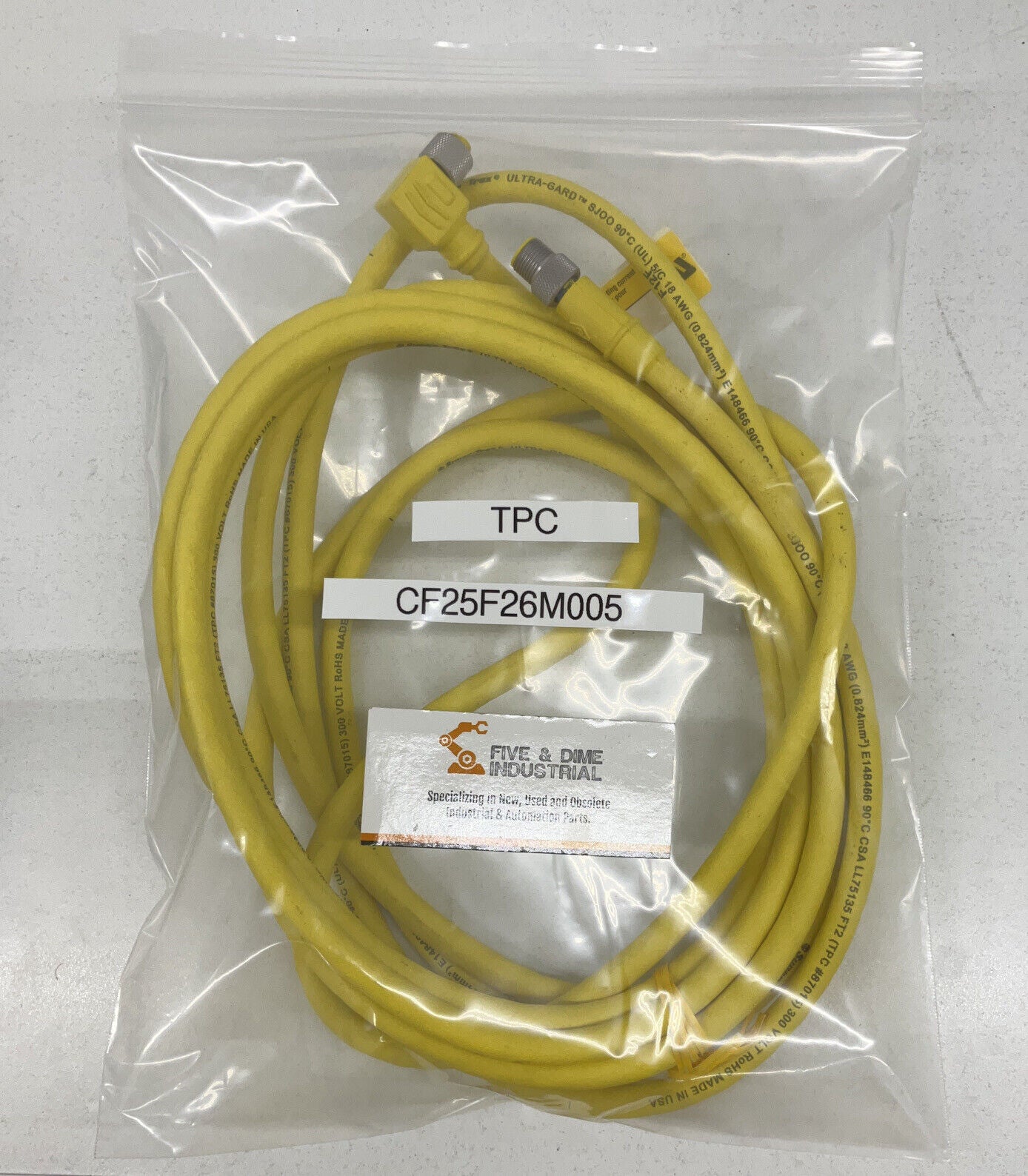 TPC CF25F26M005 SJ100 MICRO QUICK CONNECT CABLE 5M  (CBL123)