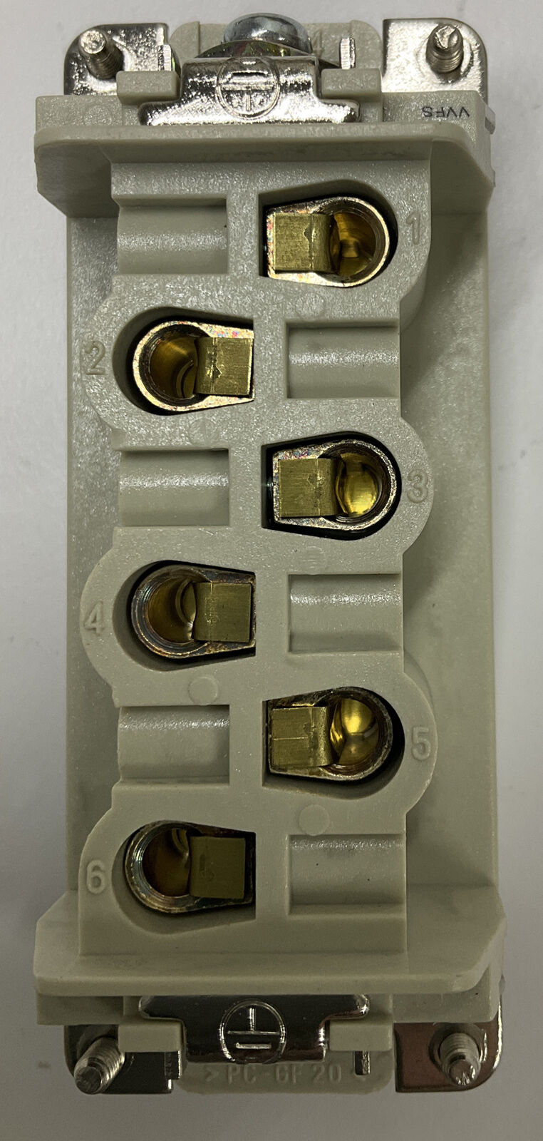 Lapp Epic 10.1700  6-PIN Male Connector Insert 600V (YE233)