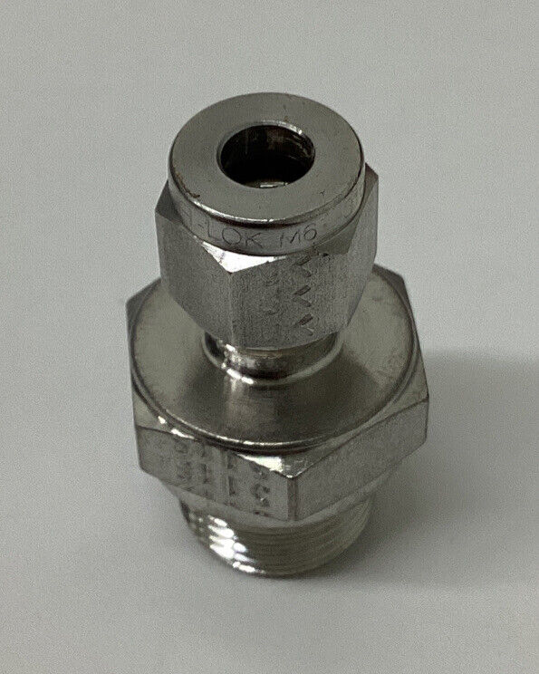 Parker M6MSC3/8R-316 New Stainless 6MM to A-Lock Male Fitting (CL112)