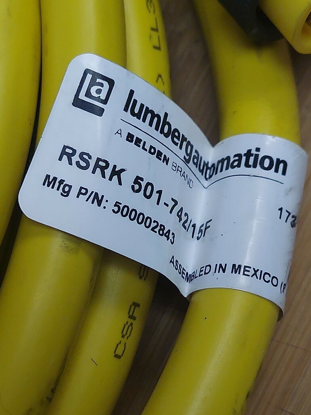 Lumberg RSRK 501-742/15F Cordset 500002843 5 POLE M/F, 15' (CBL101)