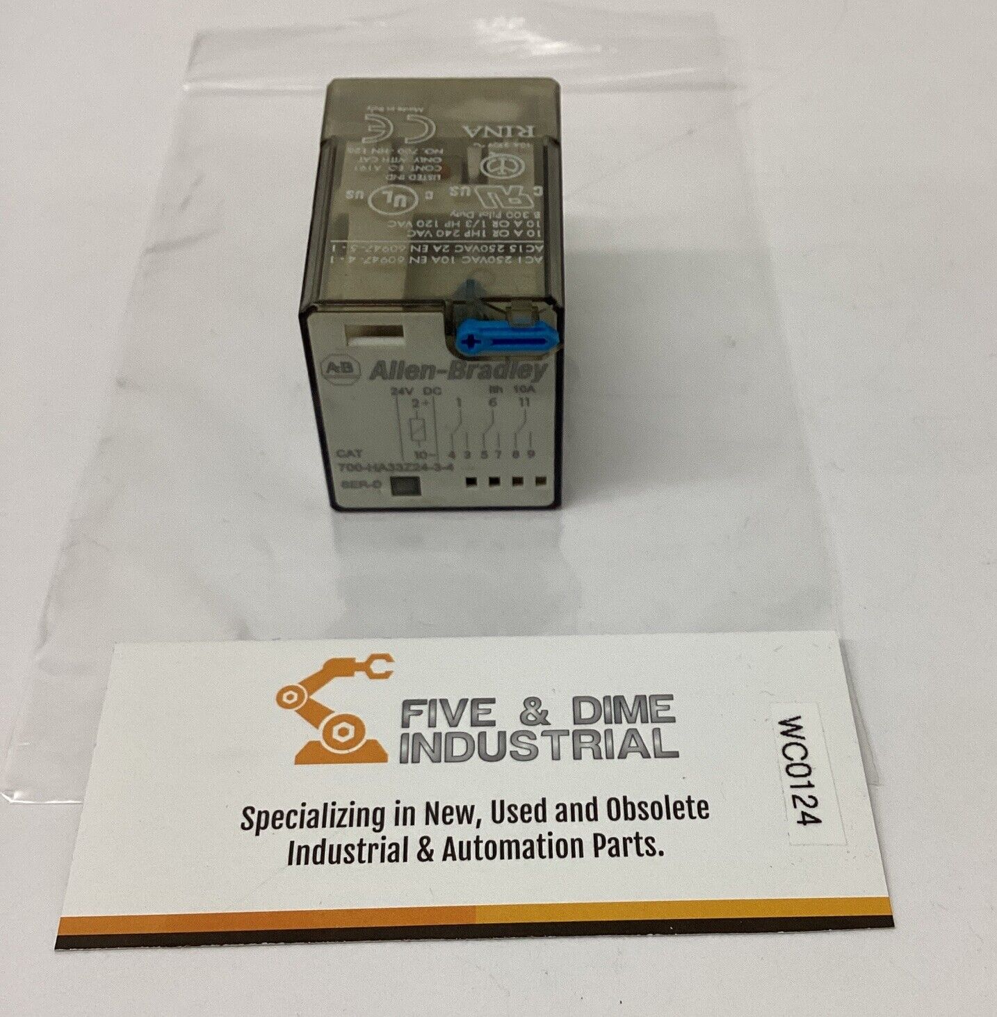 Allen Bradley 700-HA33Z24-3-4 Ser. D 11-Pin Relay 24VDC Coil (CL150)