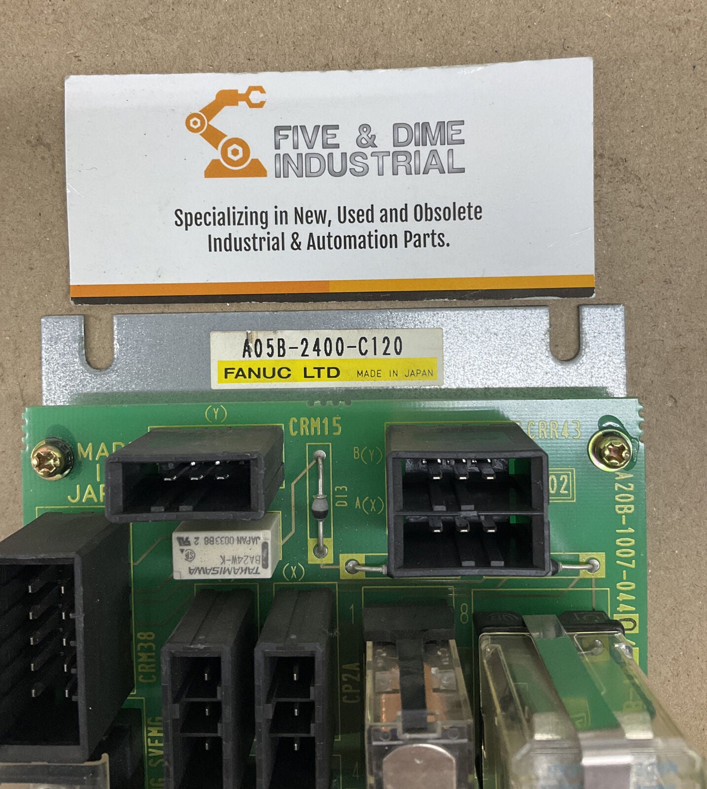 Fanuc MODEL A20B-1007-0440/02B E STOP CONTROL BOARD (CB106)