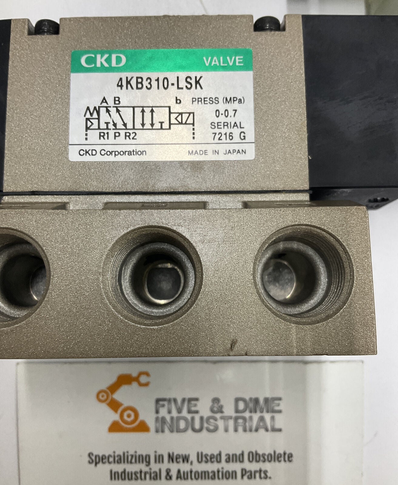 CKD AKB310-10-LSK-DC24V Solenoid Valve (CL230)