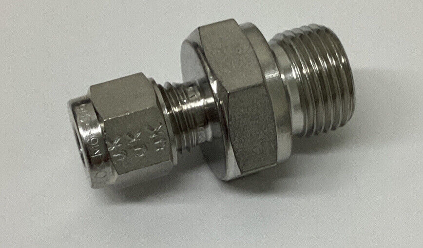 Parker M6MSC3/8R-316 New Stainless 6MM to A-Lock Male Fitting (CL112)