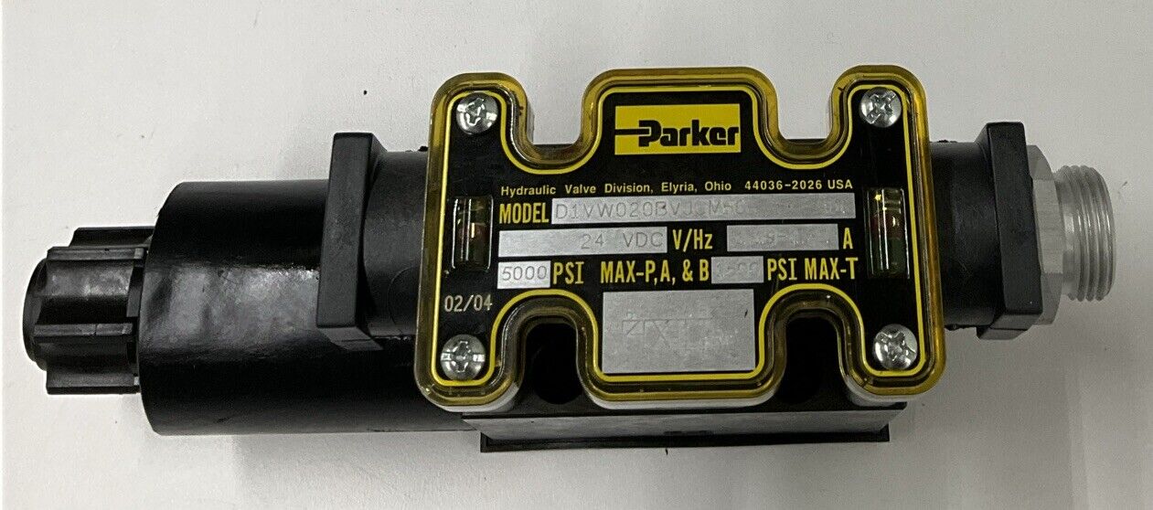 Parker D1VW020BVJCM56 Hydraulic Valve 24 VDC, 1500/5000 PSI (SH115) - 0