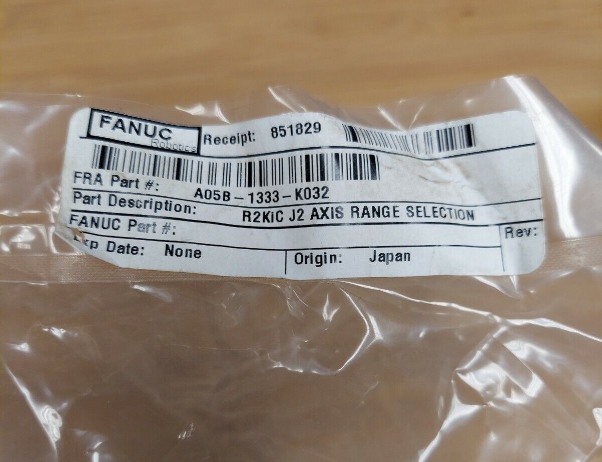 Fanuc A05B-1333-K032 R2KiC J2 AXIS New RANGE SELECTION KIT (HV102)