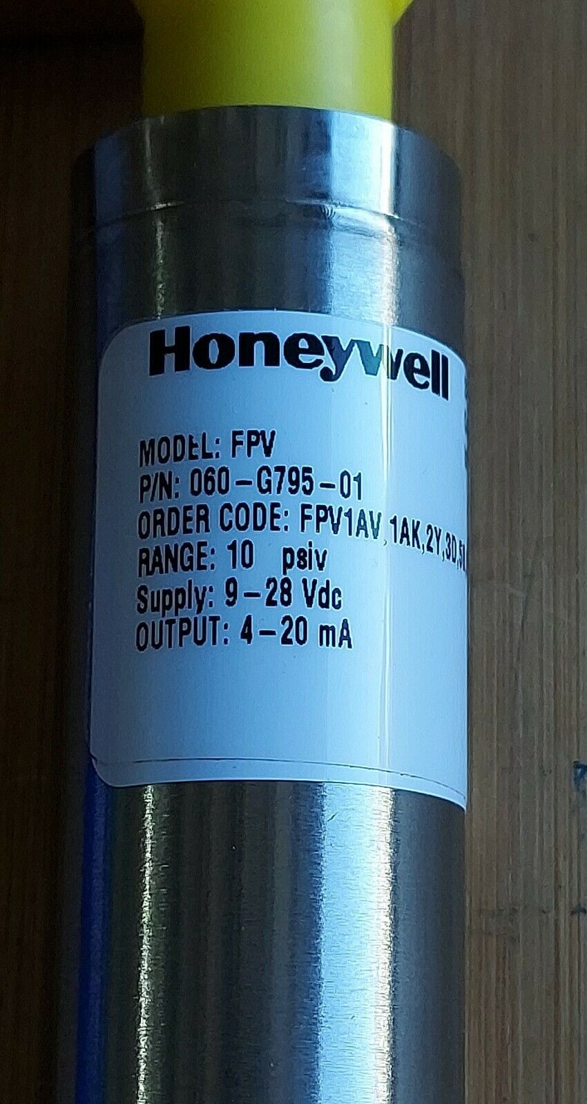 Honeywell FPV 060-G795-01 PRESSURE TRANSDUCER  New w/ Calibration Record (BK116) - 0