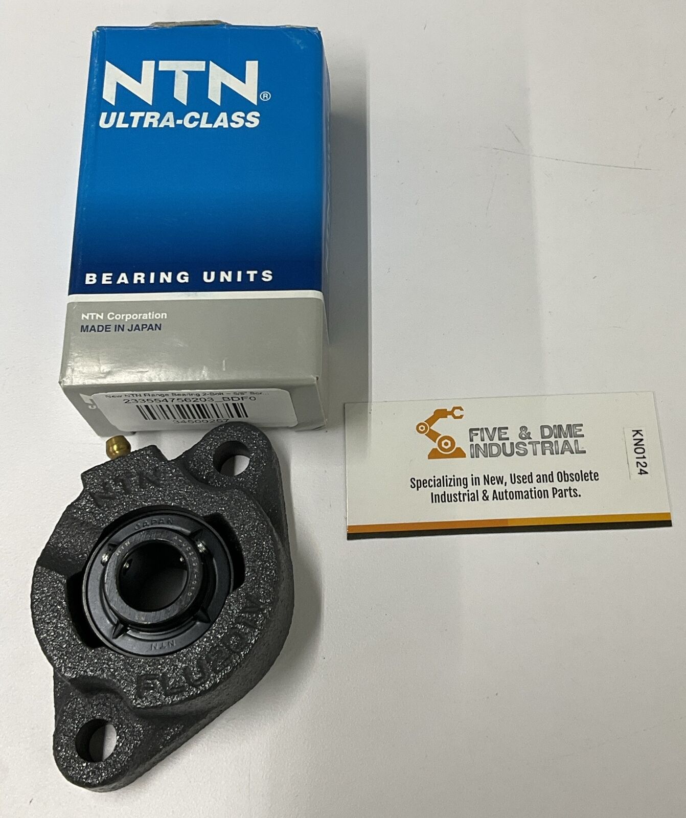 Ntn Ucflu-5/8M Flange Bearing 2 Bolt  5/8 Bore (GR107)