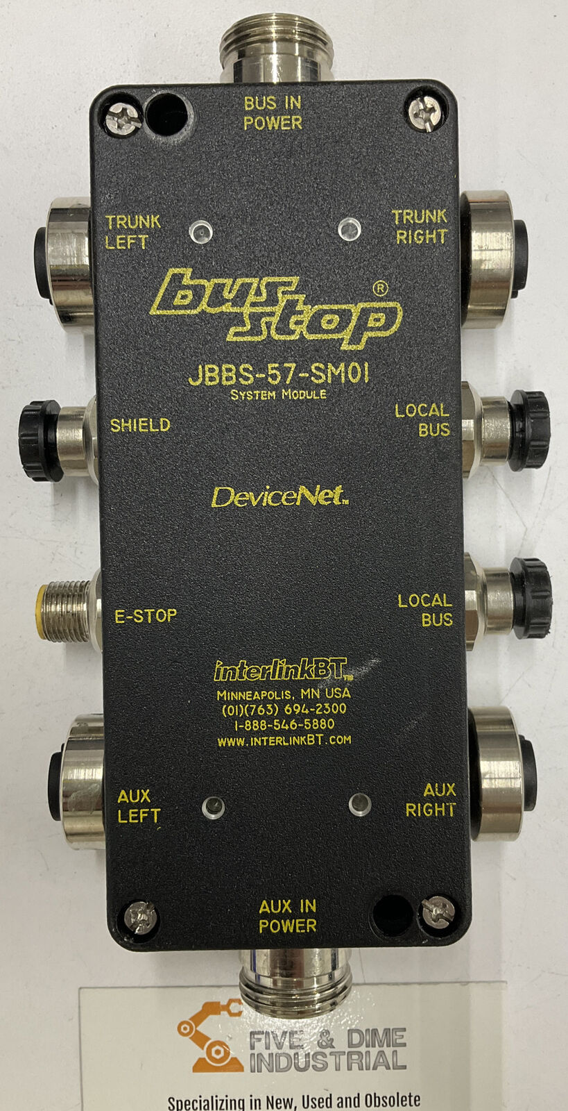 Turck Bus-Stop JBBS-57-SM01 DeviceNet Interlink Module (BL149) - 0