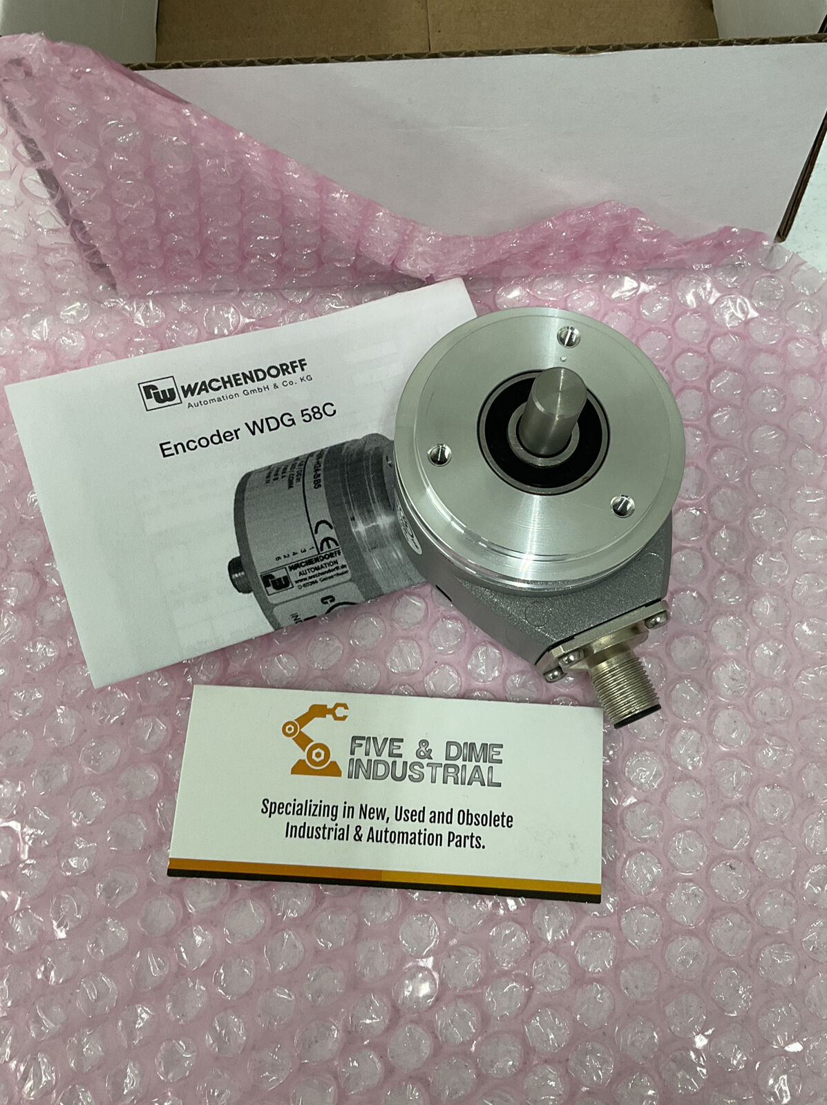 Wachendorff WDG-58C-5000-AB-F05-SC5-H82 New Encoder 5000 PPR, 5-Pin (RE204)