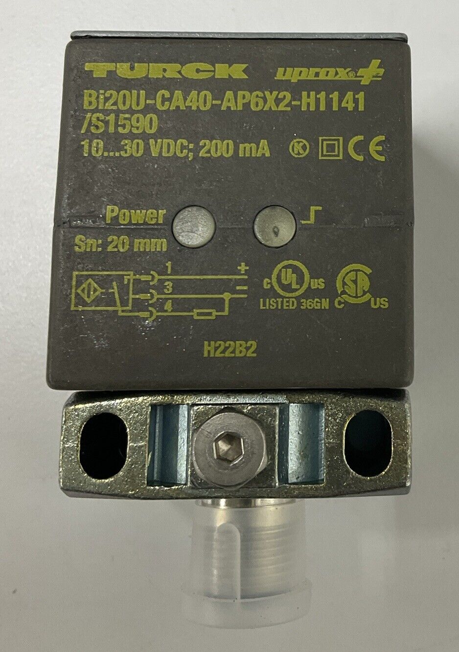 Turck BI20U-CA40-AP6X2-H1141/S1590W/BS2.0 / M1627297 Sensor (RE138)