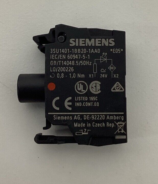 Siemens Electrical 3SU1401-1BB20-1AA0 LED Module (RE167) - 0