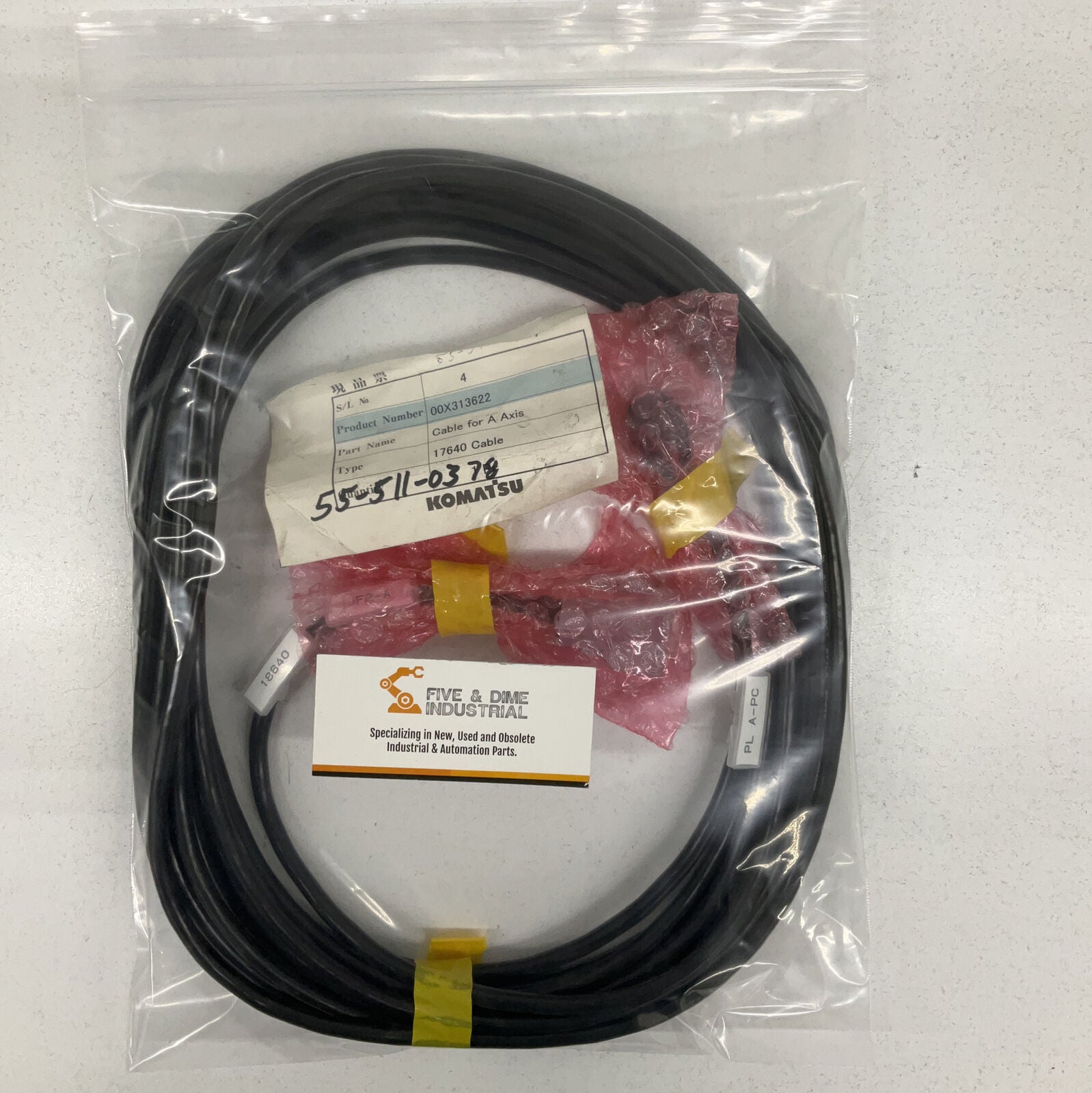 Komatsu 17640 18640 Cable for A1 Axis (CBL132)