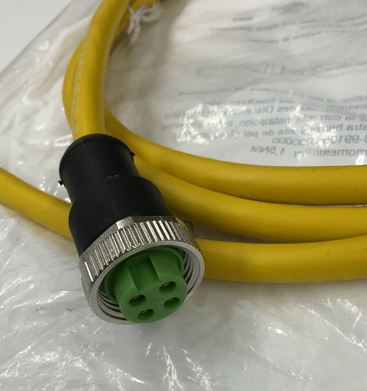 Murr 7700-A4021-U1C0200 Mini 7/8" 4-Pole, Female Power Cable 2 Meters (CBL144)