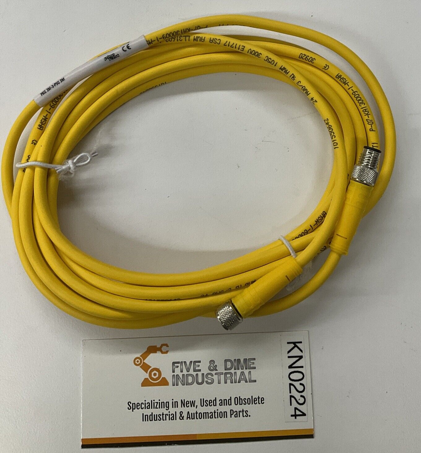 Turck PKG-3M-3-PSG 3M / U2516-36 3-Pin Cable M/F (CL319)