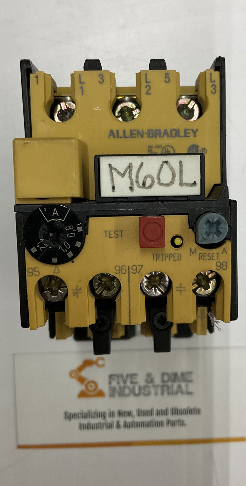 Allen Bradley 193-BSB12 Ser. B Overload Relay 0.8-1.2A w/ 193-BPM1 Adapter CL124 - 0