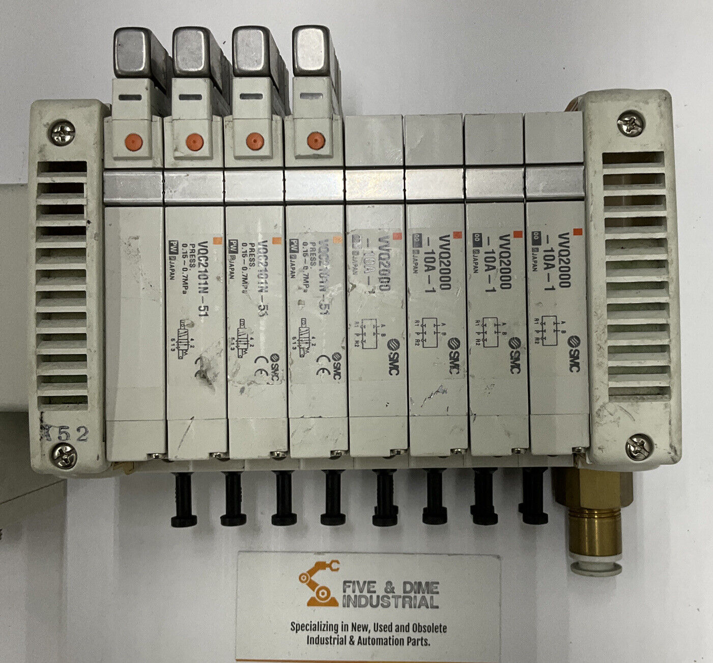 SMC EX250-SDN1-X122 DeviceNet w/ (4) IE2 Input Modules + 8 Various Valves CL290