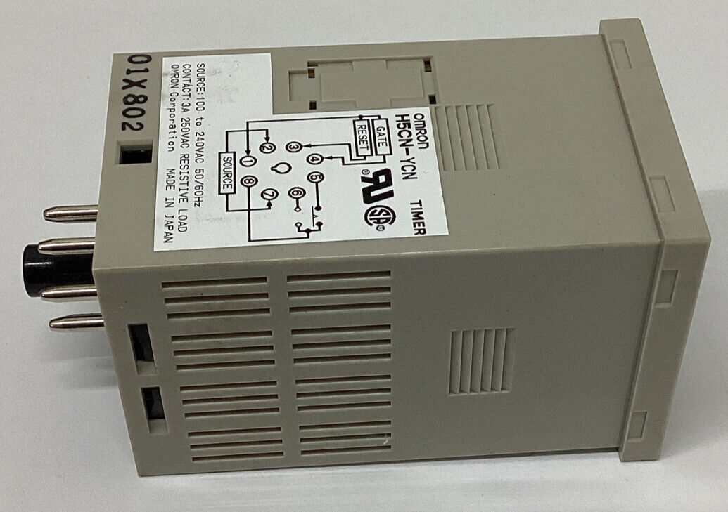 Omron H5CN-YCN Timer 99m 59Sec 100-240VAC (CL232)