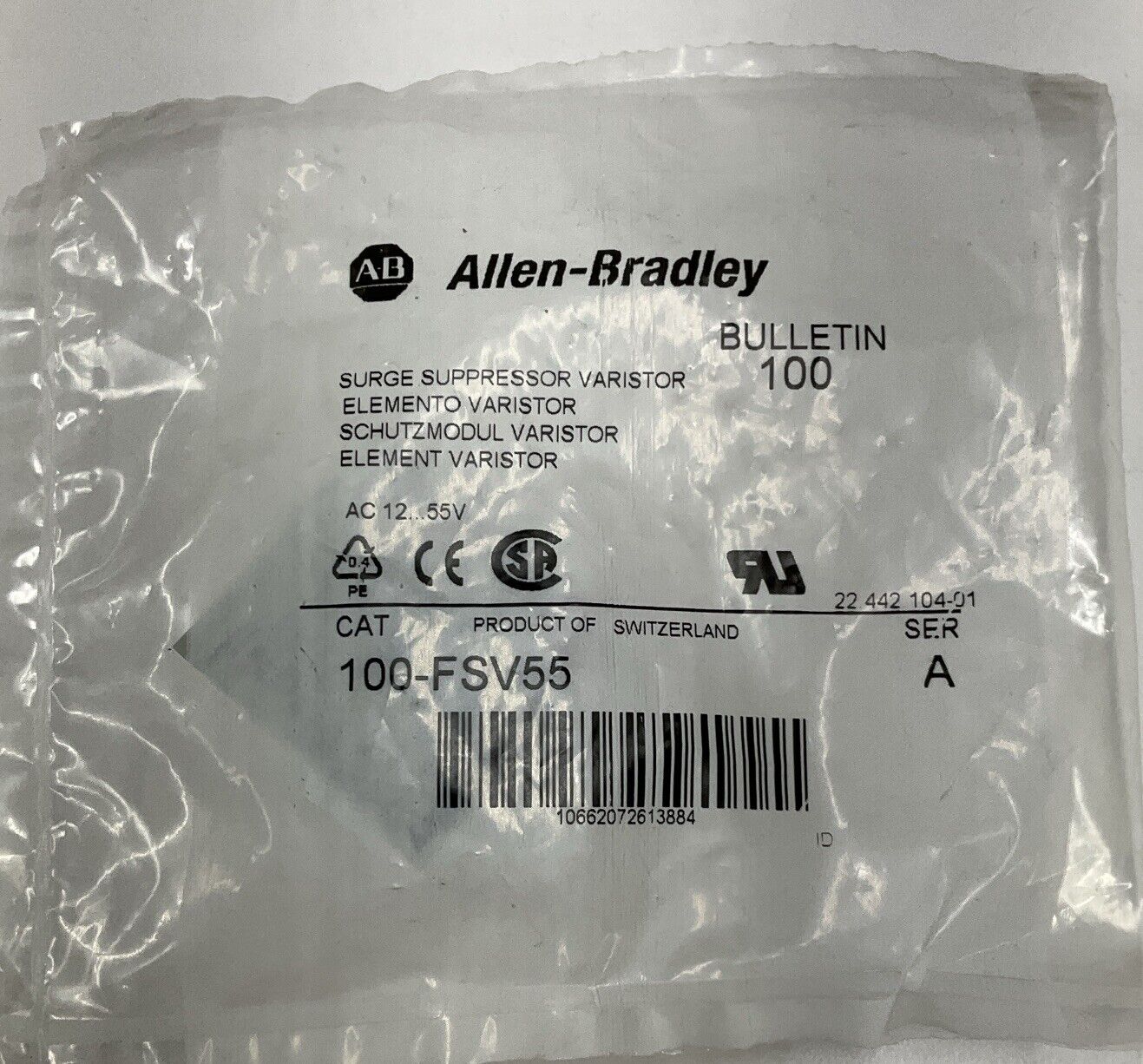 Allen Bradley 100-FSV55 Ser A Surge Suppressor (BL253) - 0