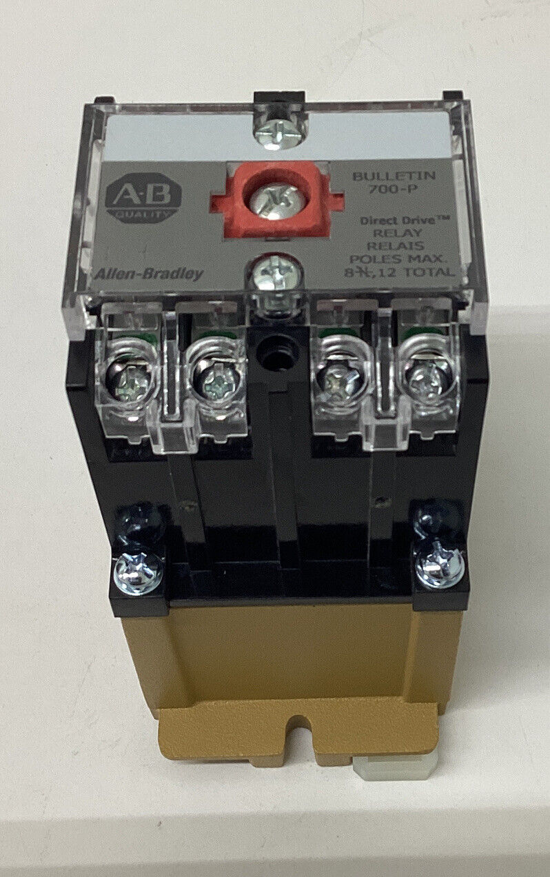 Allen Bradley 700-P400A1  Ser E  110/120VAC Control Relay (YE227)