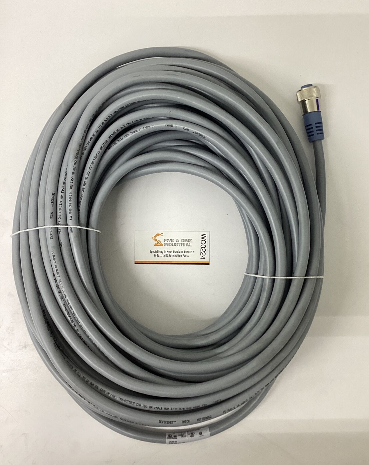 Turck RSM RKM 579-30M / U5450-65 5-Pin 30-Meter Cable Cordset (CBL165)