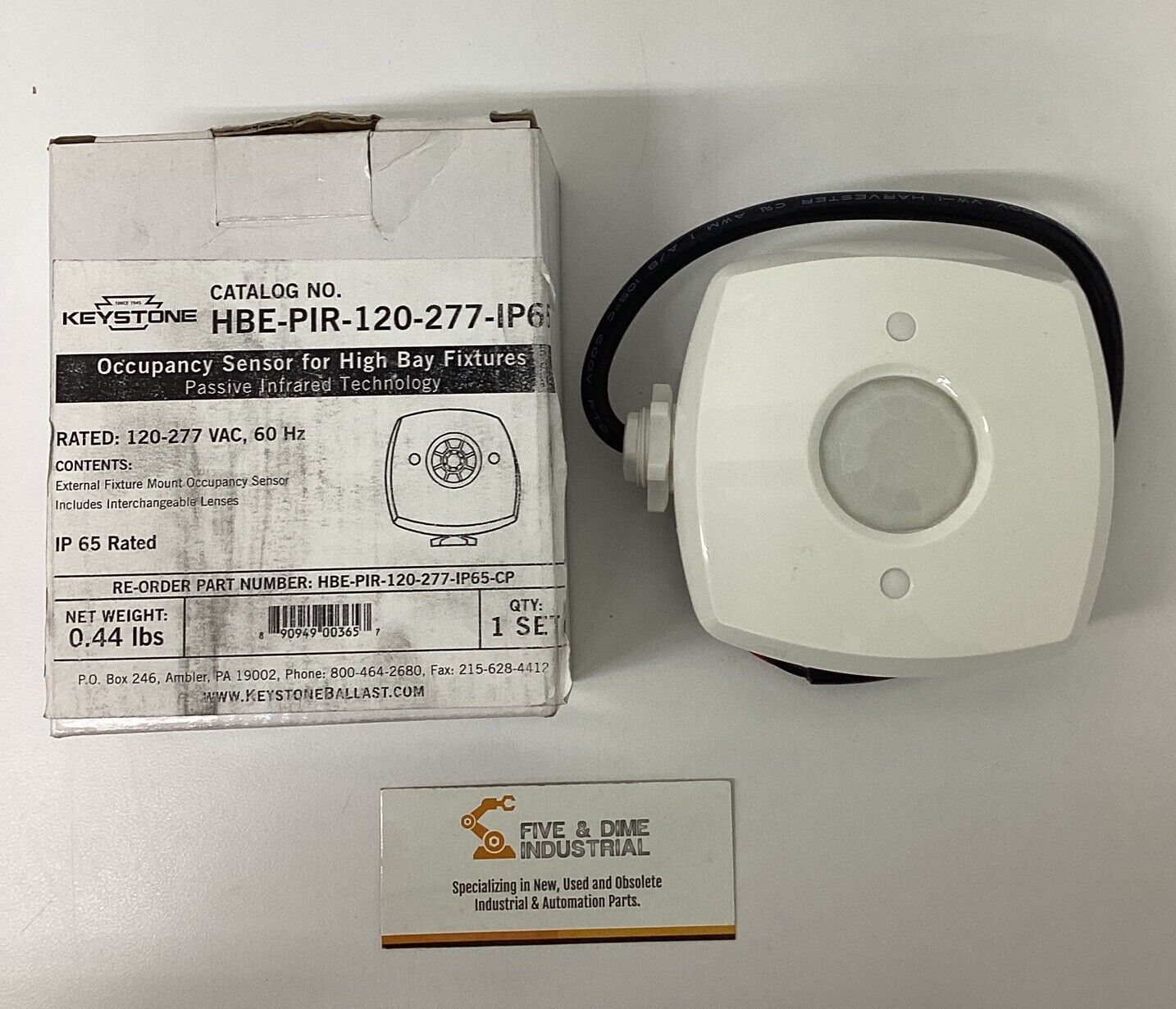 Keystone HBE-PIR-120-277-IP65 Passive Infared Occupancy Sensor (BK157)