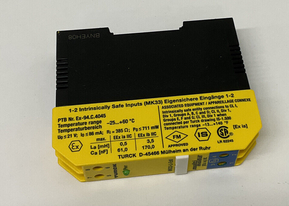 Turck MK33-Li-Ex0/24VDC Analog Data Transmitter 7506400 (CL249)