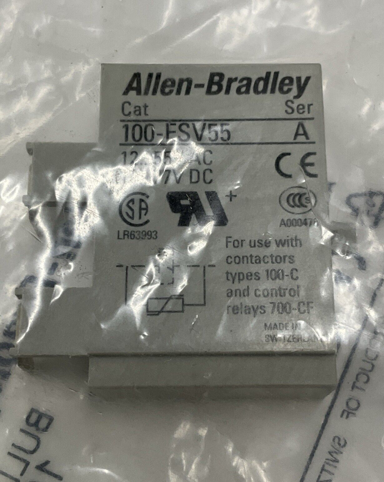 Allen Bradley 100-FSV55 Ser A Surge Suppressor (BL253)