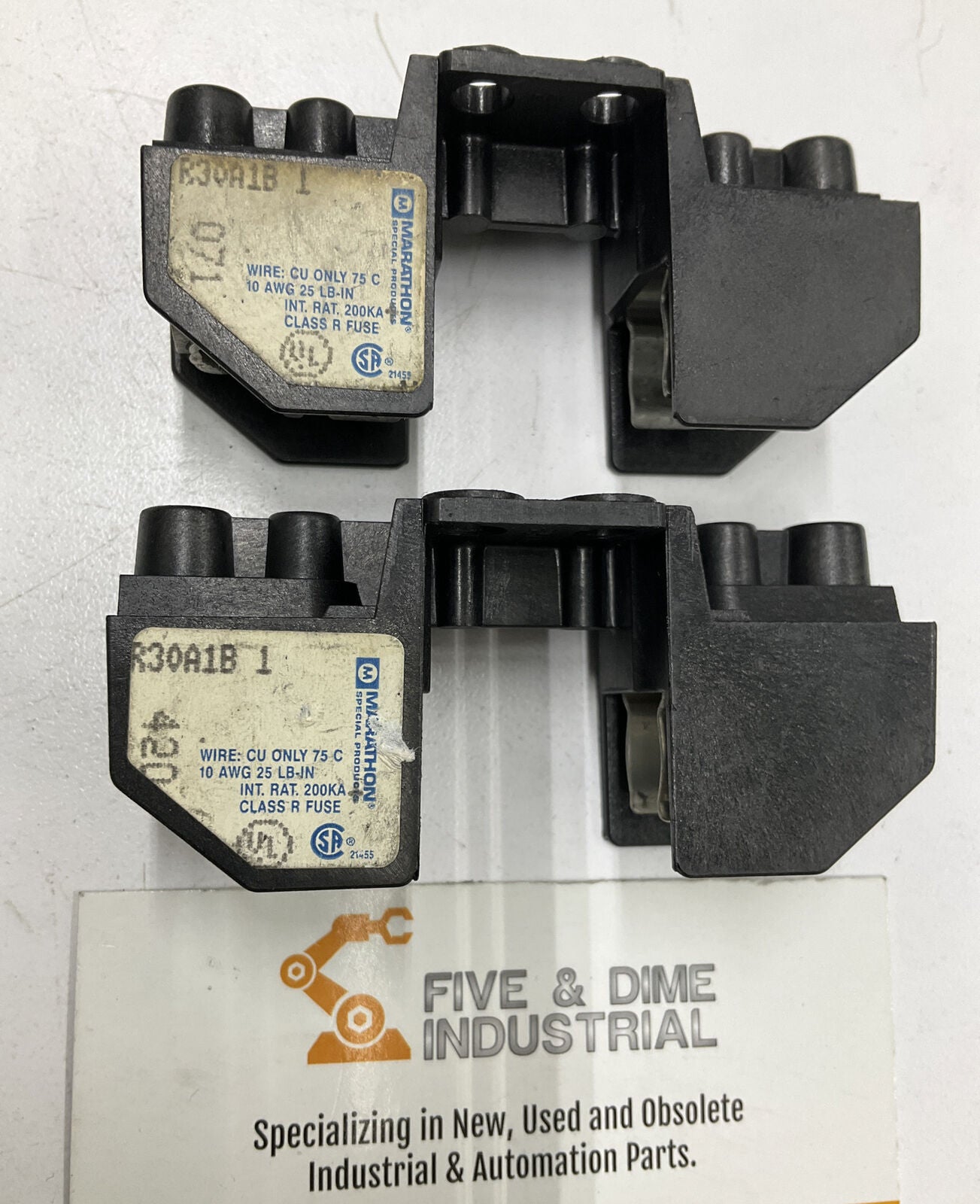 Marathon R30A1B 1 Lot of (2) Fuse Holder (CL190)