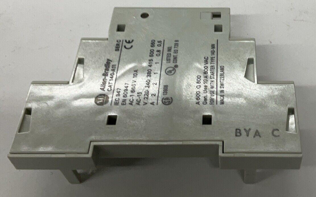 Allen Bradley 140-A11 Auxilary Contactor 1-N0 1-NC (SH108)