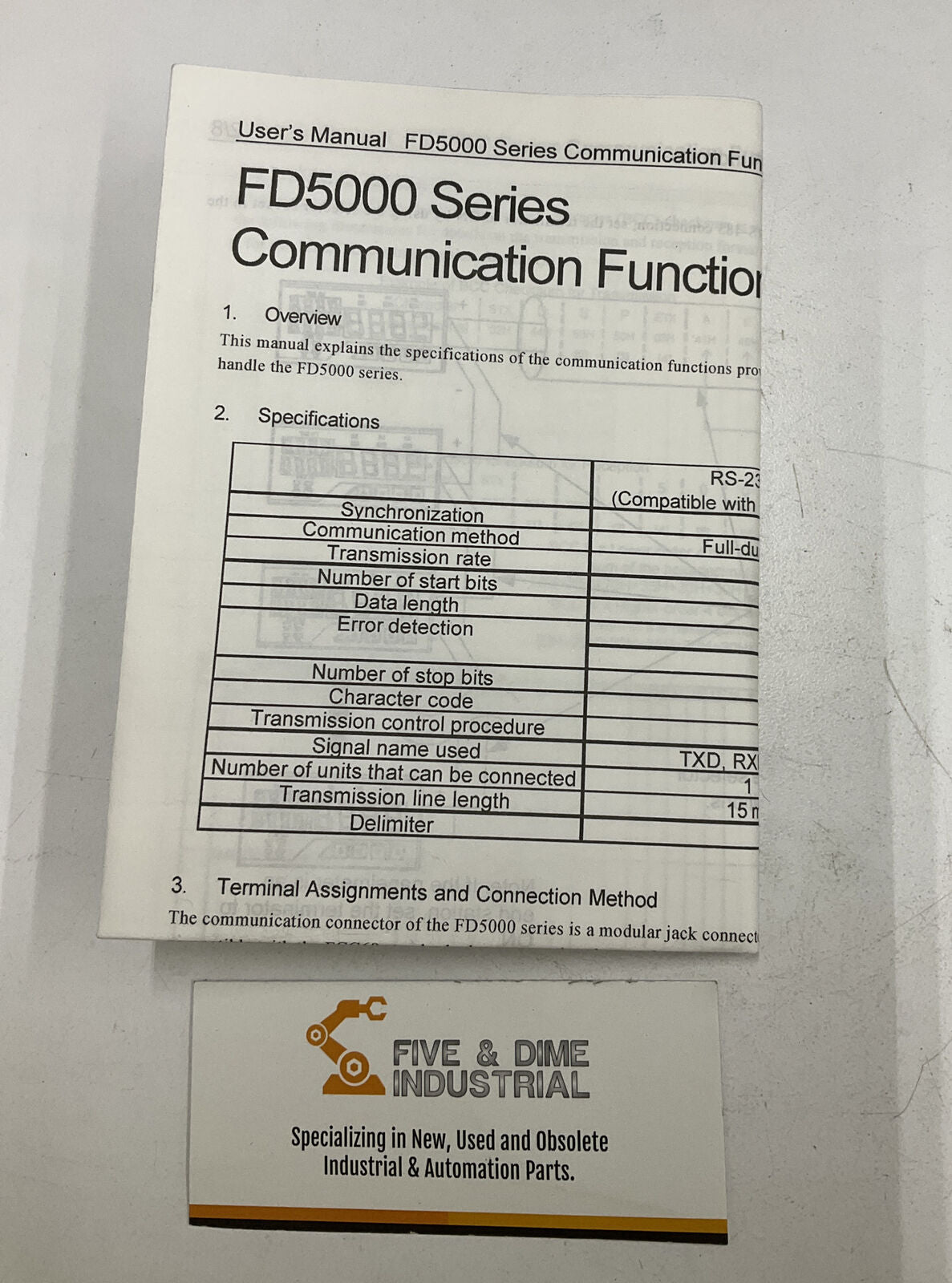 Fuji Electric YFD5004 / W-47054A Digital Meter Output PCB (CL205)