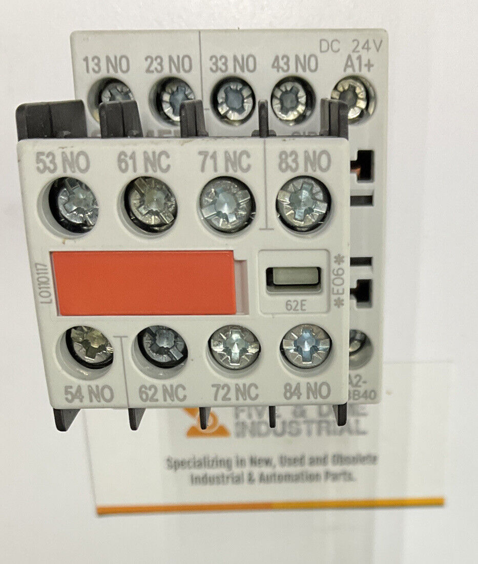 Siemens Sirus 3ZX1012-ORH11-1AA1 Contactor Block w/ 3RH1911-1GA22-3AAA1 (BL227)