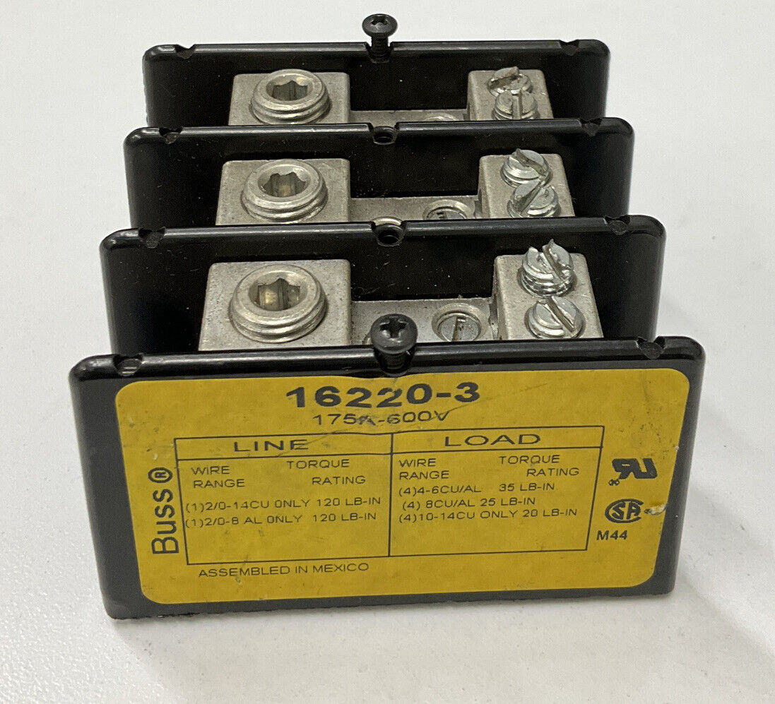 Bussmann Buss 1622-3 3-Pole Power Distribution Module (CL223)