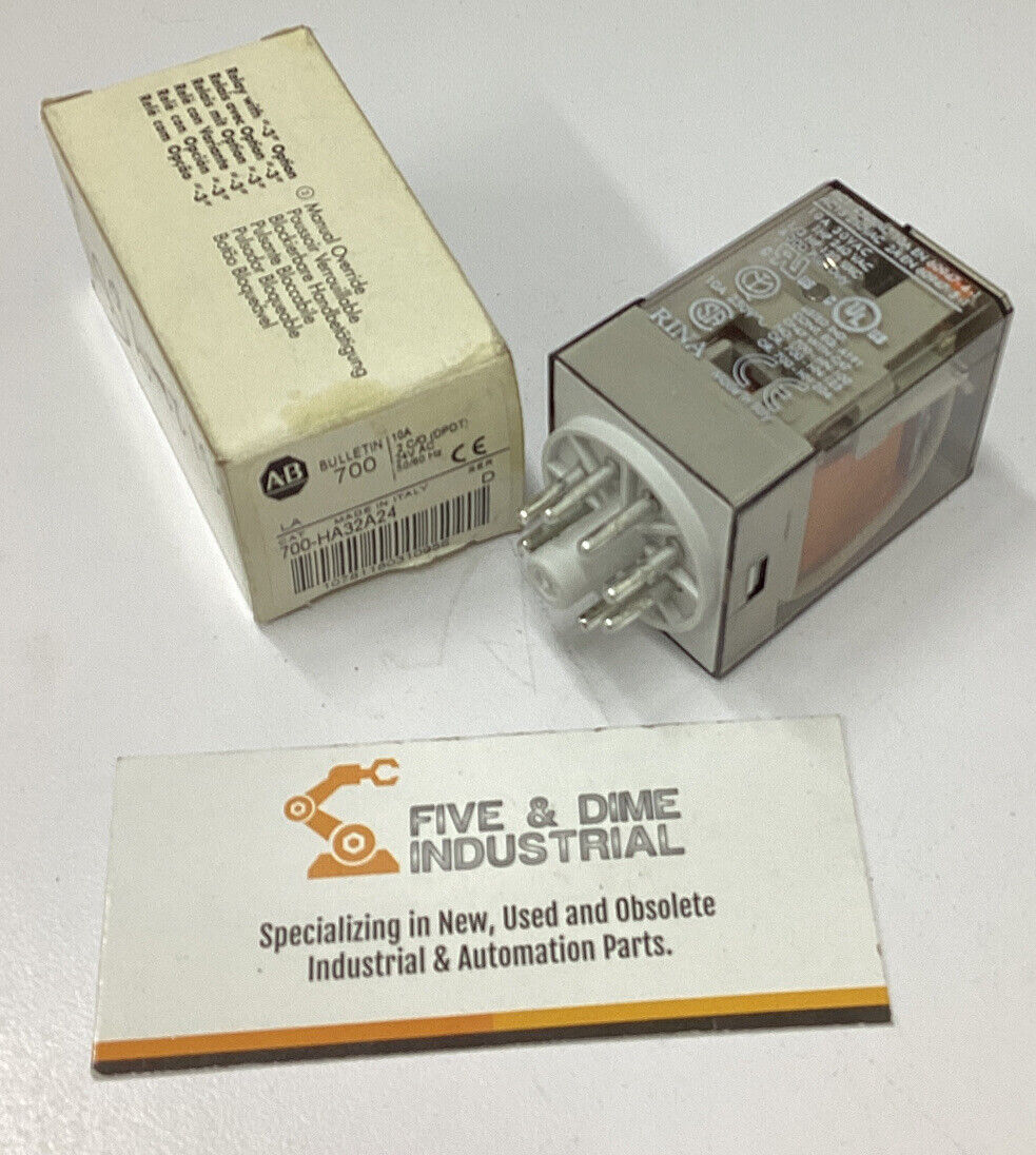 Allen Bradley 700-HA32A24 10A DPDT 24VAC Relay (CL194)