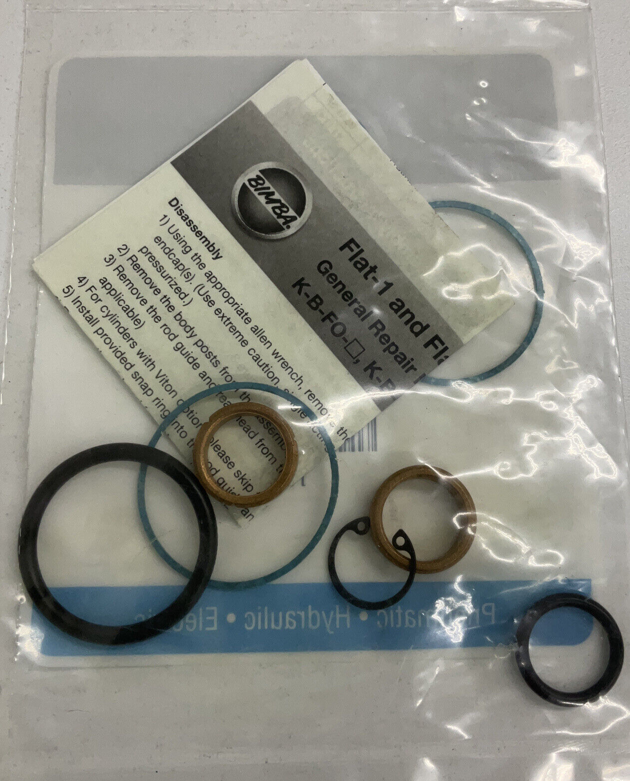 Bimba K-B-FS-17 New Cylinder Repair Kit Flat-1 & Flat Square (CL116)