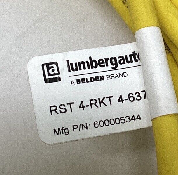 Lumberg Automation RST-4-RKT-4-637/15M  4-Pole 15M Cable (CBL151)