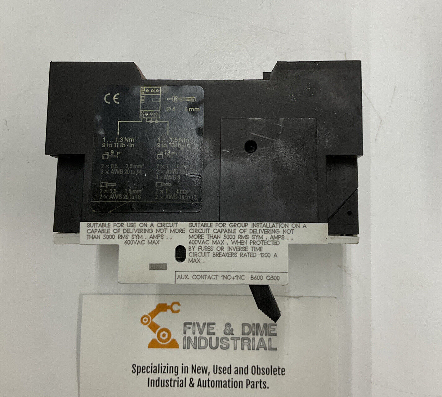 Siemens 3VU1300-1MF00 Circuit Breaker 0.6-1A (CL142)