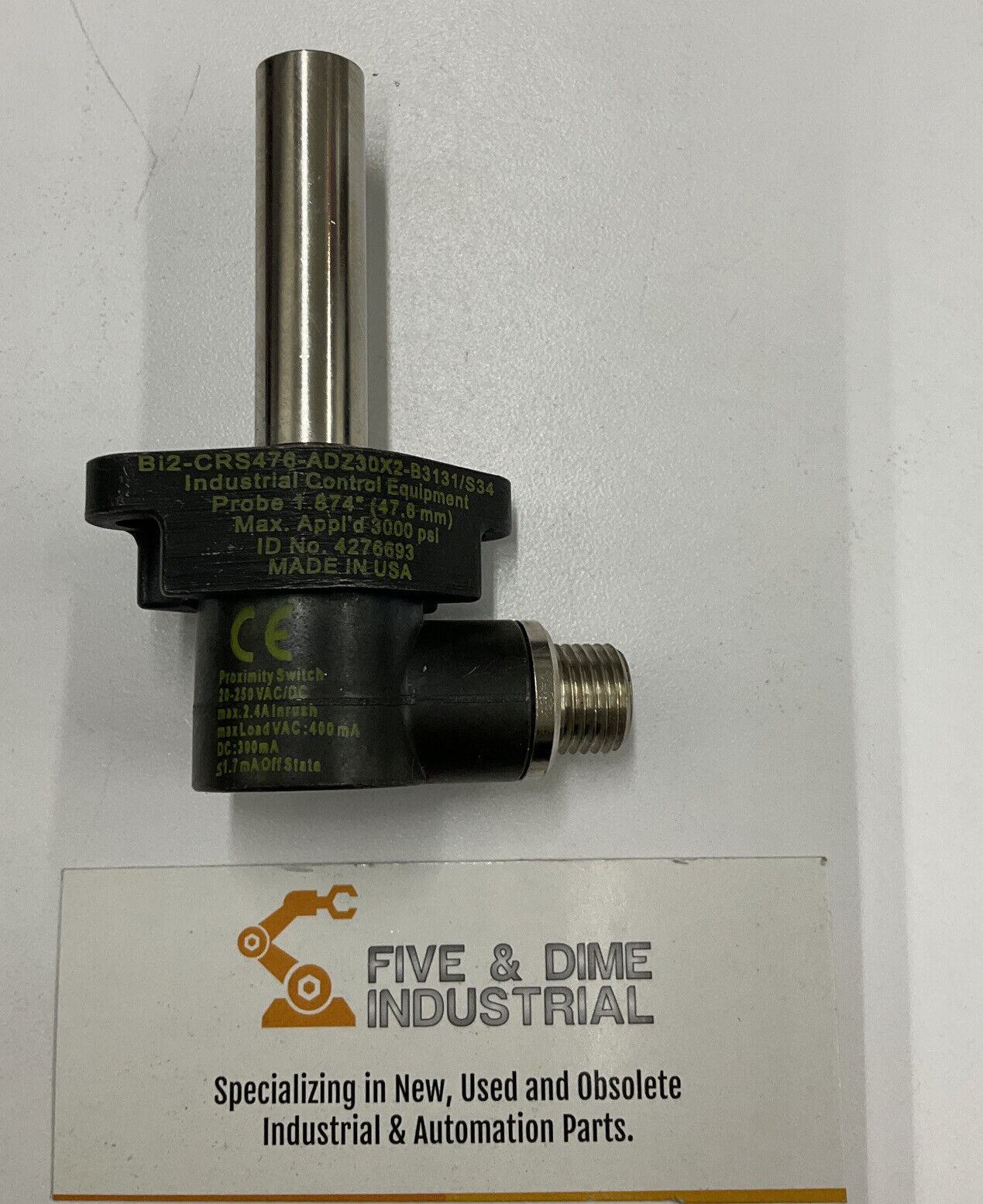 Turck BI2-CRS476-ADZ30X2-B3131/S34 - 4276693 Sensor 47.6mm Probe (CL138)